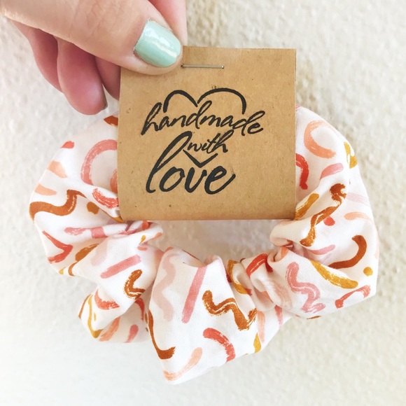 Handmade Cooper tones SCRUNCHIE - Picture 3 of 3